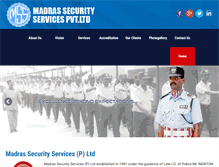 Tablet Screenshot of madrassecurity.com